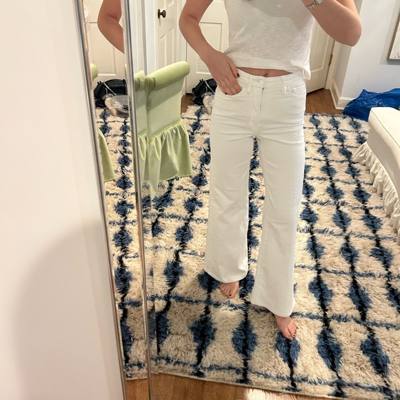 Good American Palazzo White Jeans - Picture 4 of 5